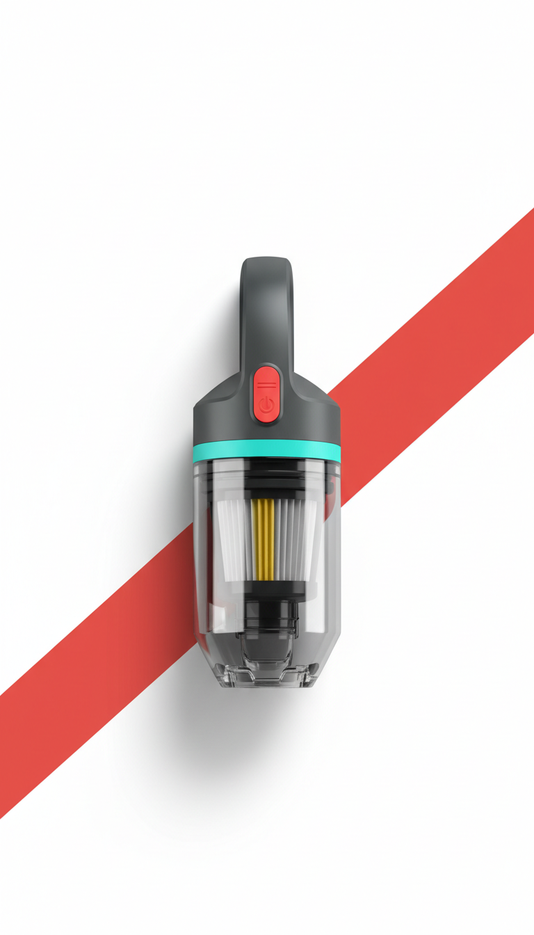 Portable Handheld Mini Vacuum With USB Charging